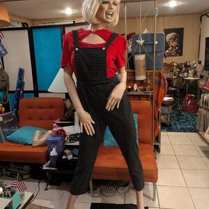 Collectif Black and White Polka Dot Top